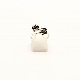 ANILLO OVILLOS /PLATA
